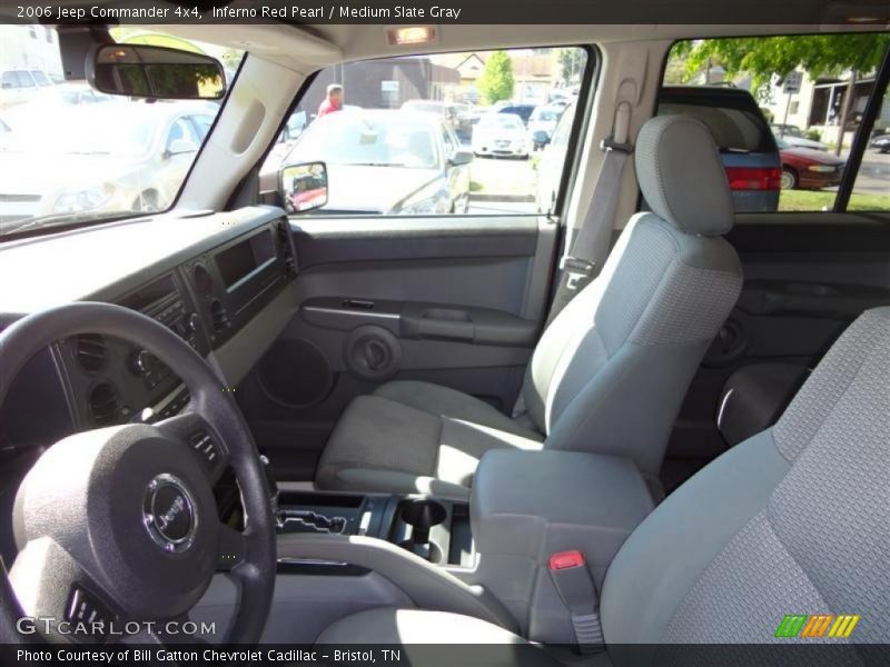 Inferno Red Pearl / Medium Slate Gray 2006 Jeep Commander 4x4