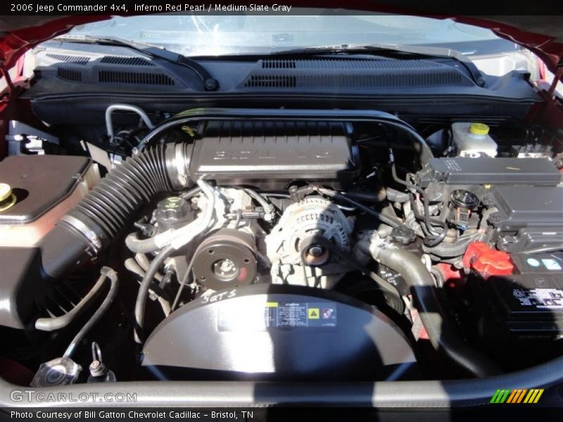 Inferno Red Pearl / Medium Slate Gray 2006 Jeep Commander 4x4