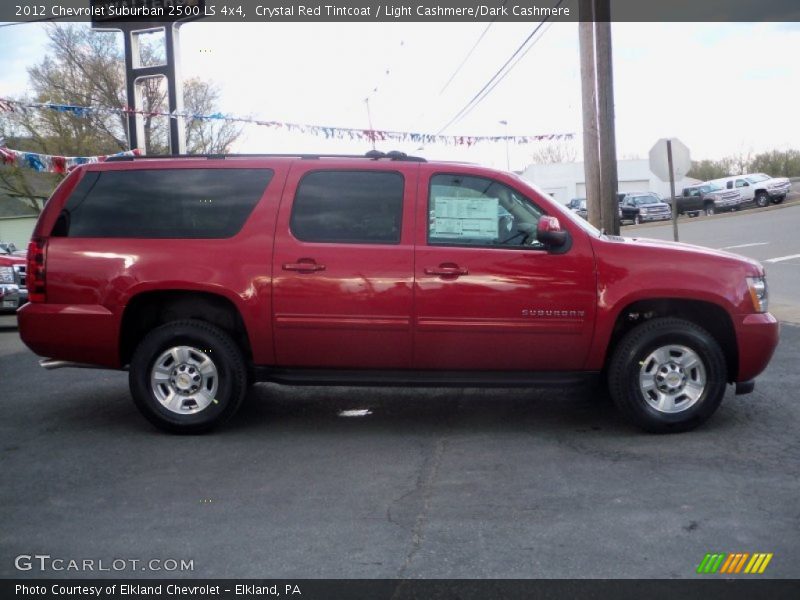 Crystal Red Tintcoat / Light Cashmere/Dark Cashmere 2012 Chevrolet Suburban 2500 LS 4x4