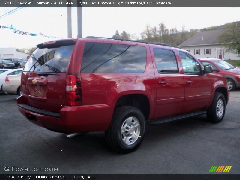 Crystal Red Tintcoat / Light Cashmere/Dark Cashmere 2012 Chevrolet Suburban 2500 LS 4x4