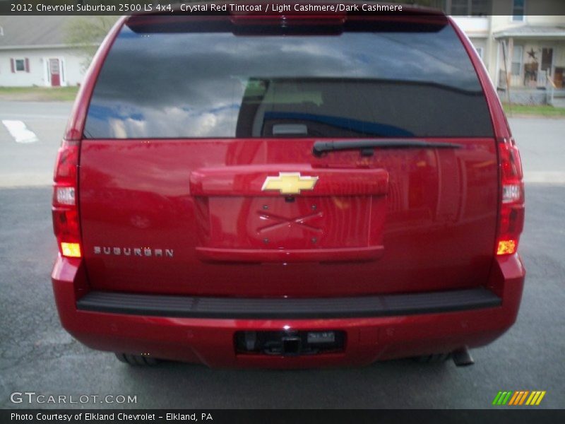 Crystal Red Tintcoat / Light Cashmere/Dark Cashmere 2012 Chevrolet Suburban 2500 LS 4x4