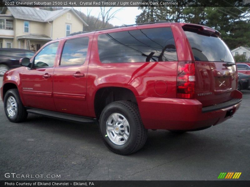 Crystal Red Tintcoat / Light Cashmere/Dark Cashmere 2012 Chevrolet Suburban 2500 LS 4x4