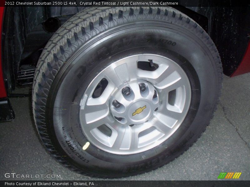 Crystal Red Tintcoat / Light Cashmere/Dark Cashmere 2012 Chevrolet Suburban 2500 LS 4x4
