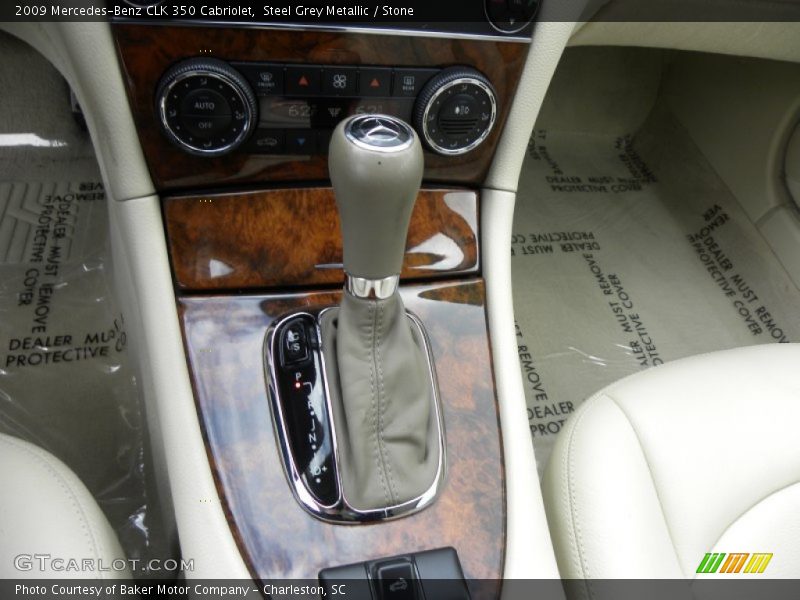 Steel Grey Metallic / Stone 2009 Mercedes-Benz CLK 350 Cabriolet