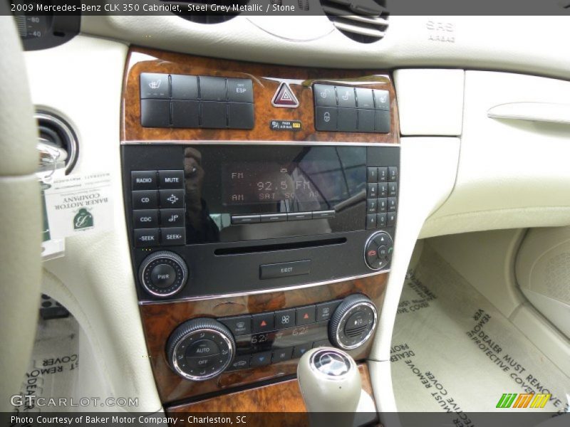 Steel Grey Metallic / Stone 2009 Mercedes-Benz CLK 350 Cabriolet