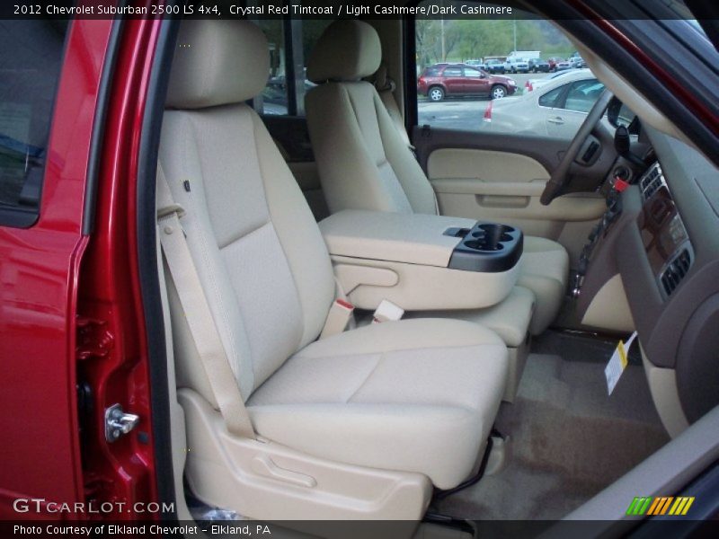 Crystal Red Tintcoat / Light Cashmere/Dark Cashmere 2012 Chevrolet Suburban 2500 LS 4x4