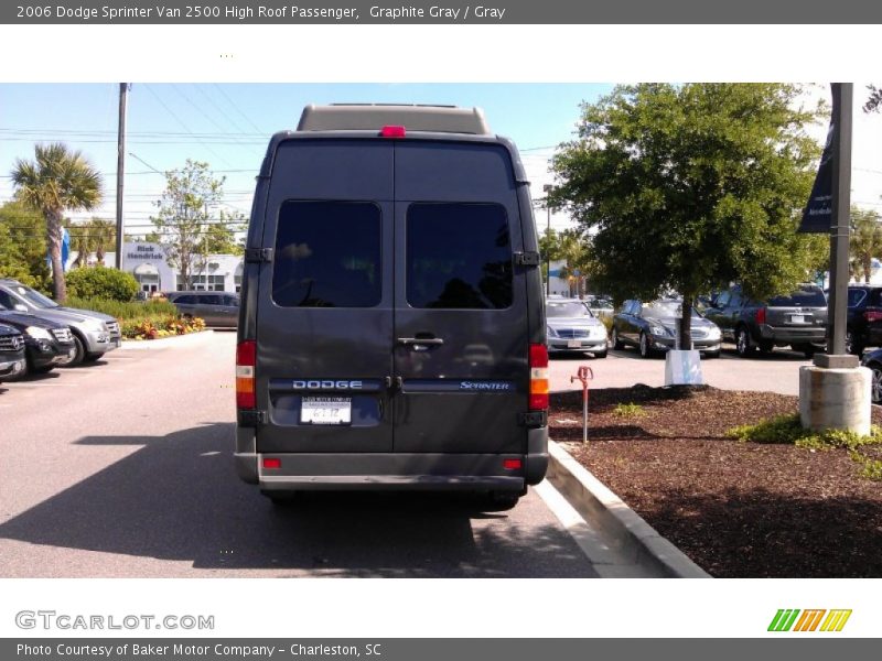 Graphite Gray / Gray 2006 Dodge Sprinter Van 2500 High Roof Passenger