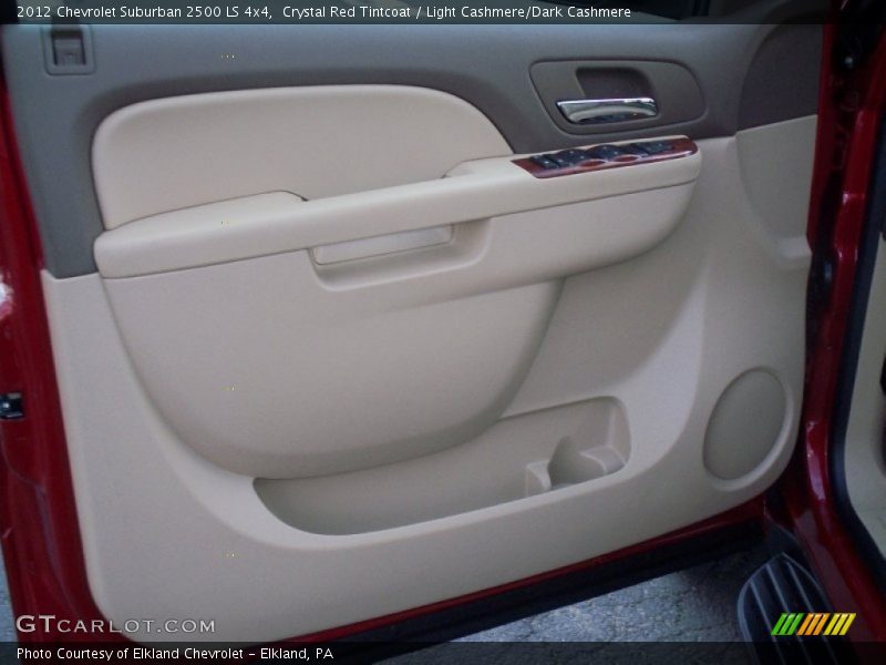 Crystal Red Tintcoat / Light Cashmere/Dark Cashmere 2012 Chevrolet Suburban 2500 LS 4x4