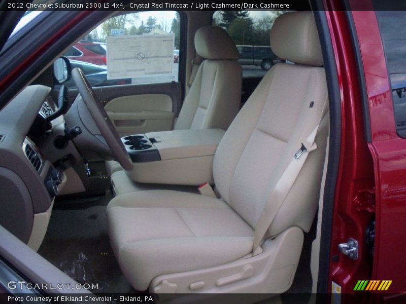 Crystal Red Tintcoat / Light Cashmere/Dark Cashmere 2012 Chevrolet Suburban 2500 LS 4x4