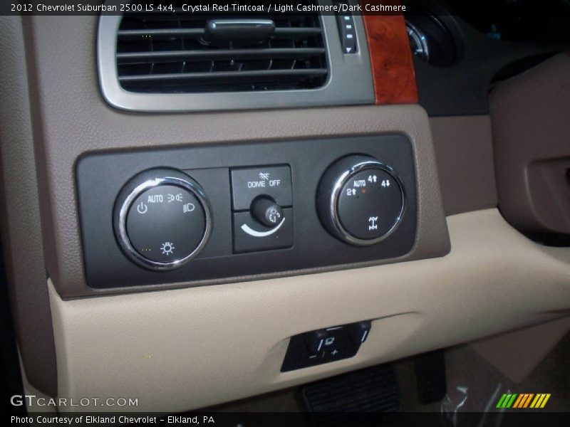 Crystal Red Tintcoat / Light Cashmere/Dark Cashmere 2012 Chevrolet Suburban 2500 LS 4x4