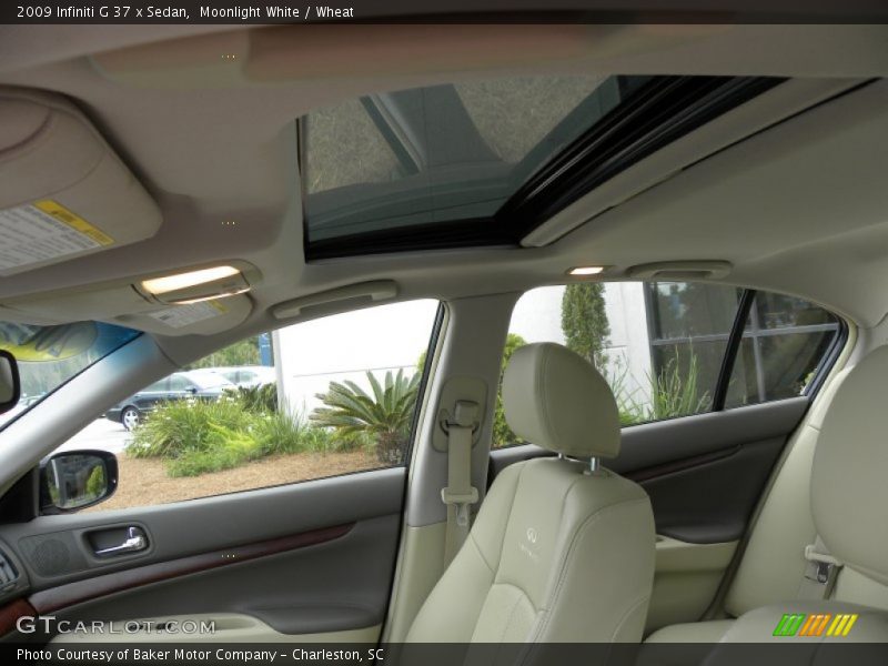 Moonlight White / Wheat 2009 Infiniti G 37 x Sedan