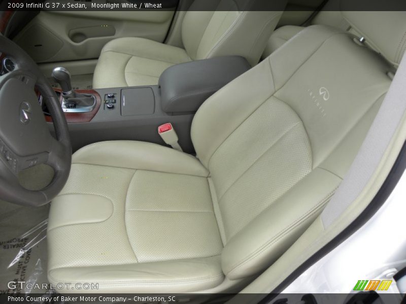 Moonlight White / Wheat 2009 Infiniti G 37 x Sedan