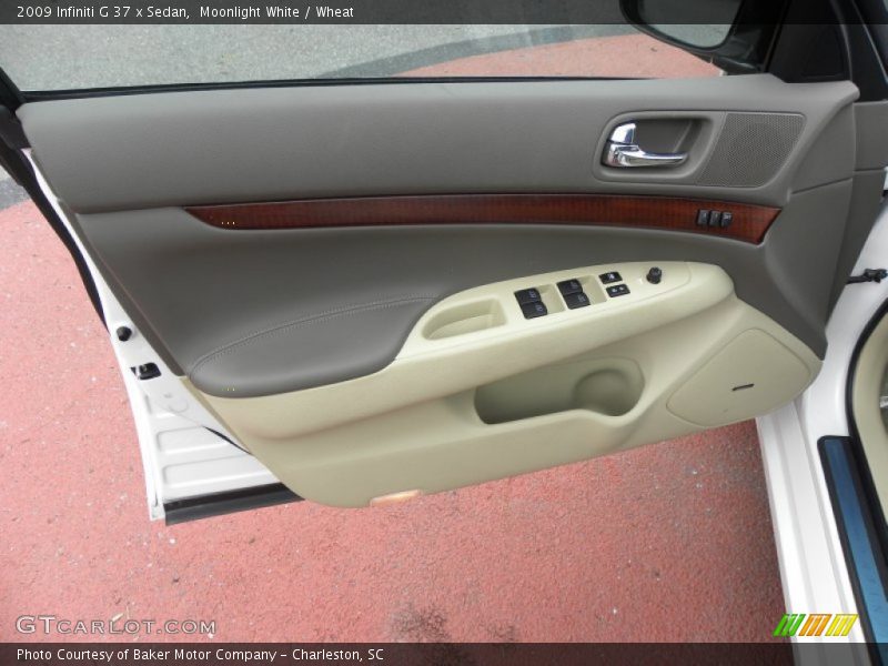 Moonlight White / Wheat 2009 Infiniti G 37 x Sedan