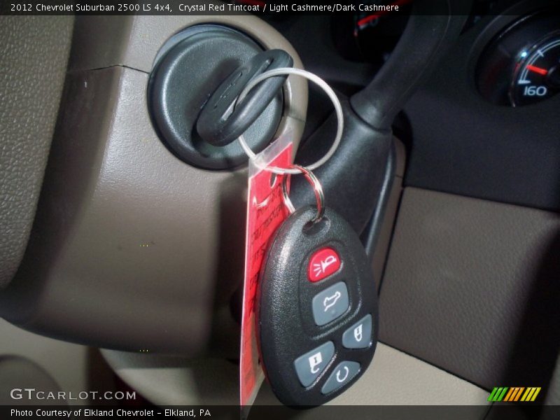 Crystal Red Tintcoat / Light Cashmere/Dark Cashmere 2012 Chevrolet Suburban 2500 LS 4x4