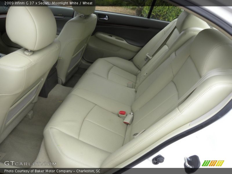 Moonlight White / Wheat 2009 Infiniti G 37 x Sedan
