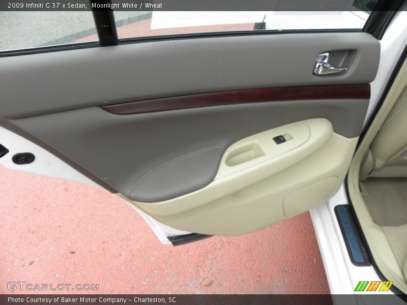 Moonlight White / Wheat 2009 Infiniti G 37 x Sedan