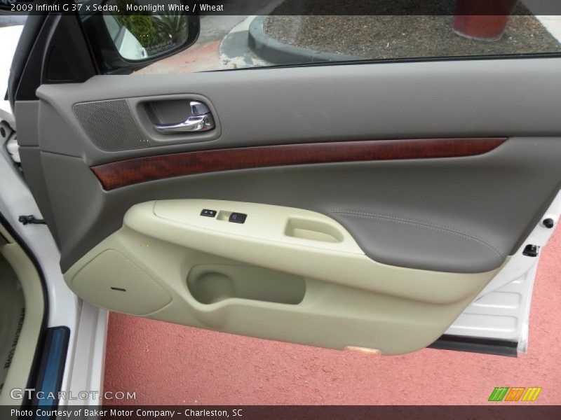 Moonlight White / Wheat 2009 Infiniti G 37 x Sedan