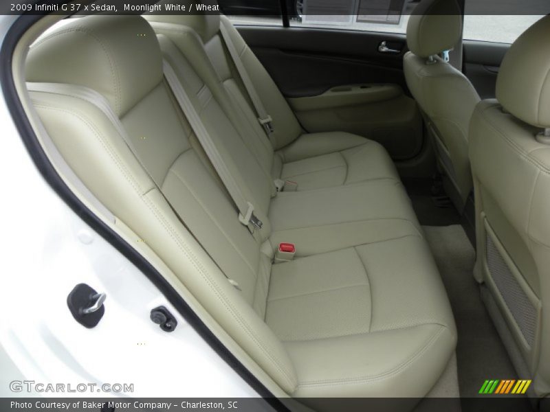 Moonlight White / Wheat 2009 Infiniti G 37 x Sedan