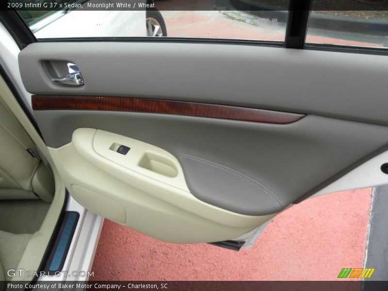 Moonlight White / Wheat 2009 Infiniti G 37 x Sedan
