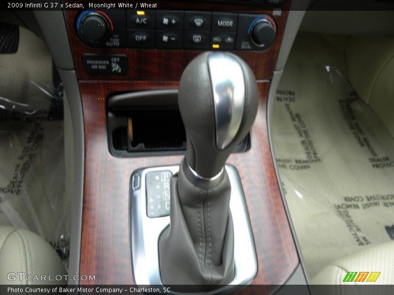 Moonlight White / Wheat 2009 Infiniti G 37 x Sedan