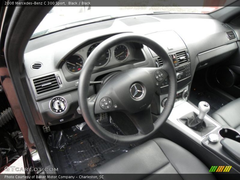 Black / Black 2008 Mercedes-Benz C 300 Sport