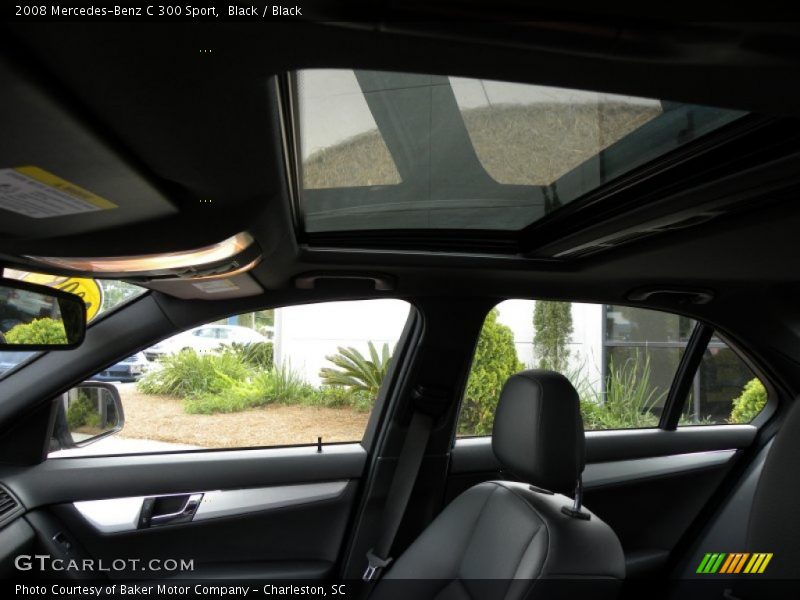 Black / Black 2008 Mercedes-Benz C 300 Sport