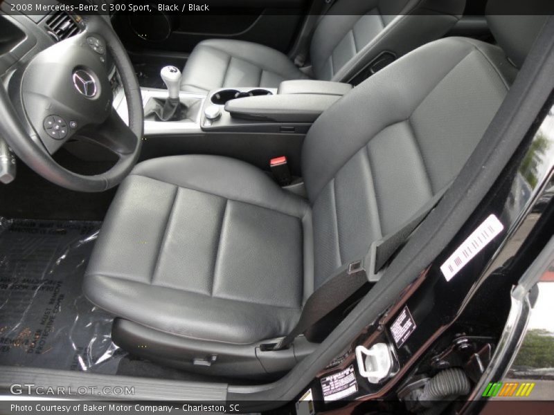 Black / Black 2008 Mercedes-Benz C 300 Sport