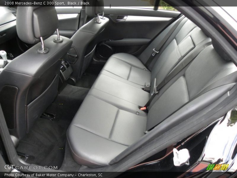 Black / Black 2008 Mercedes-Benz C 300 Sport