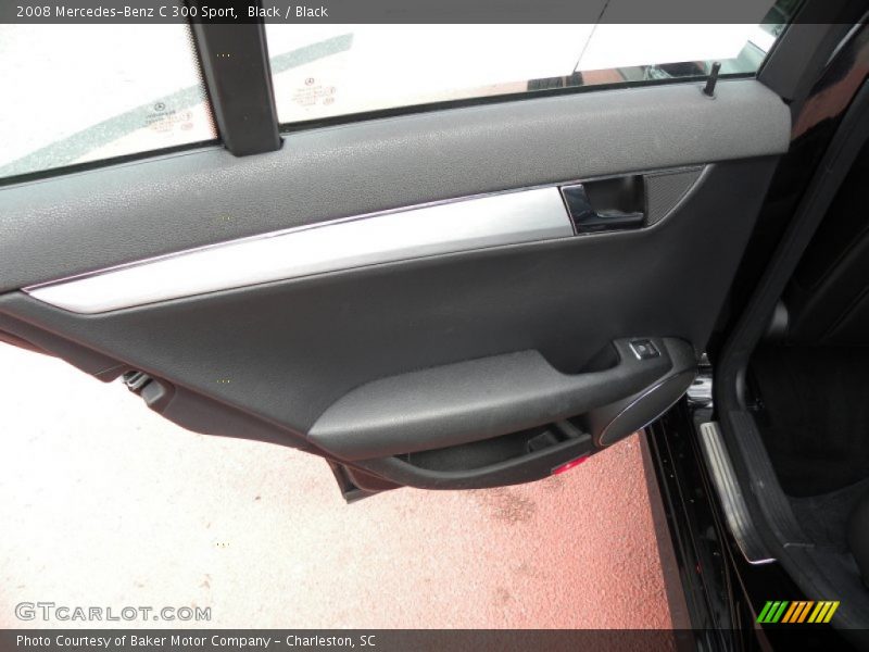 Black / Black 2008 Mercedes-Benz C 300 Sport