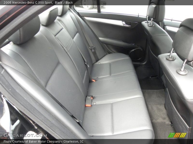 Black / Black 2008 Mercedes-Benz C 300 Sport