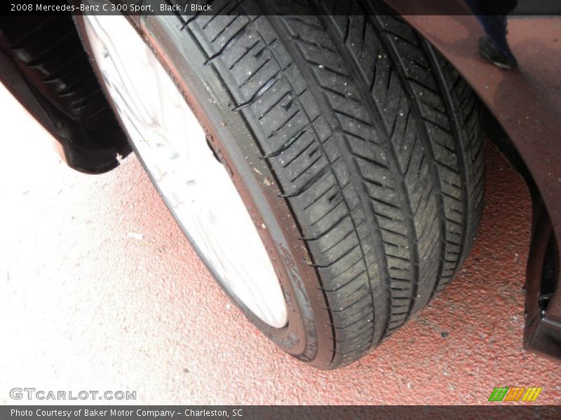Black / Black 2008 Mercedes-Benz C 300 Sport
