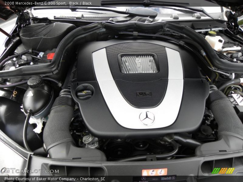 Black / Black 2008 Mercedes-Benz C 300 Sport