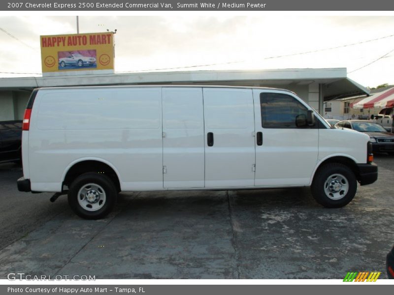 Summit White / Medium Pewter 2007 Chevrolet Express 2500 Extended Commercial Van