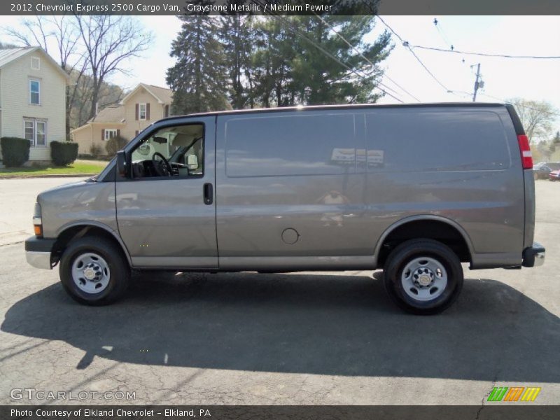 Graystone Metallic / Medium Pewter 2012 Chevrolet Express 2500 Cargo Van