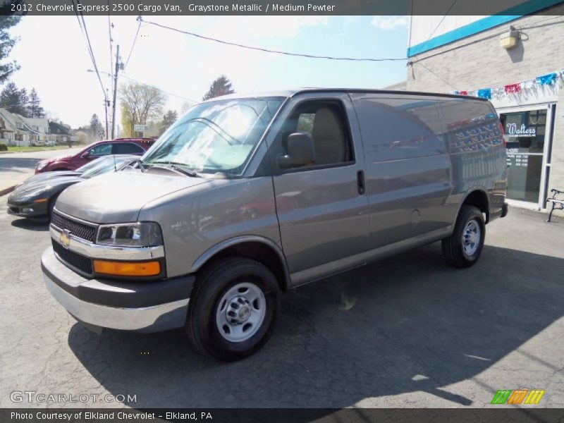 Graystone Metallic / Medium Pewter 2012 Chevrolet Express 2500 Cargo Van