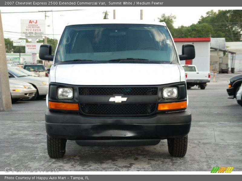 Summit White / Medium Pewter 2007 Chevrolet Express 2500 Extended Commercial Van