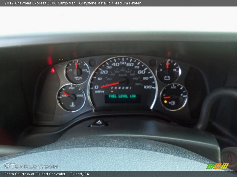 Graystone Metallic / Medium Pewter 2012 Chevrolet Express 2500 Cargo Van