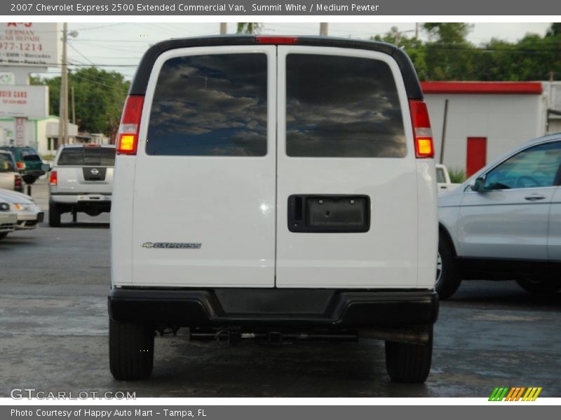 Summit White / Medium Pewter 2007 Chevrolet Express 2500 Extended Commercial Van