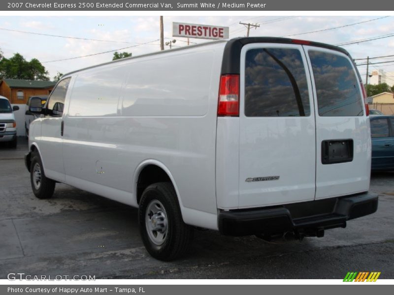 Summit White / Medium Pewter 2007 Chevrolet Express 2500 Extended Commercial Van