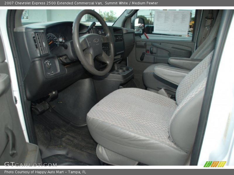 Summit White / Medium Pewter 2007 Chevrolet Express 2500 Extended Commercial Van