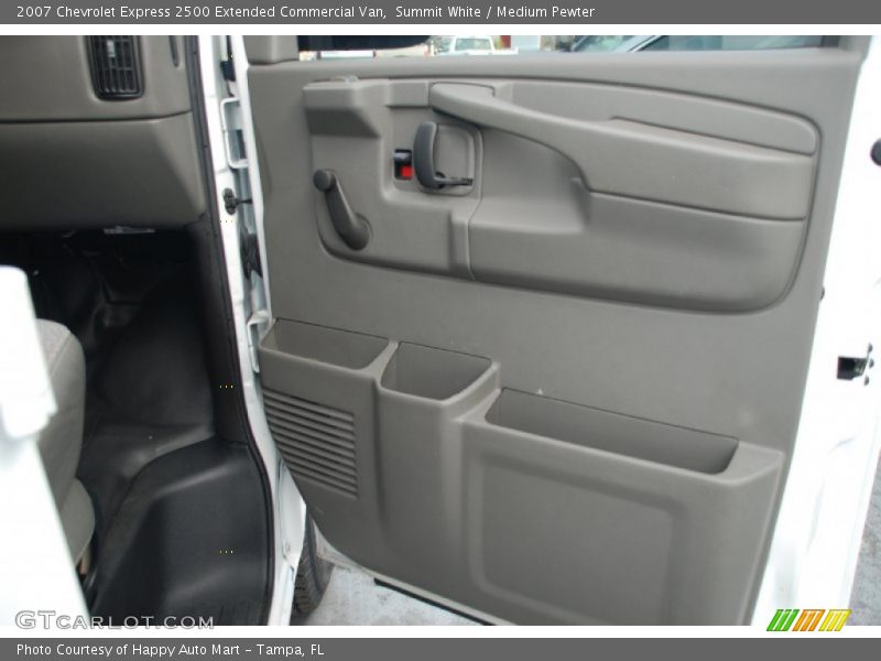 Summit White / Medium Pewter 2007 Chevrolet Express 2500 Extended Commercial Van
