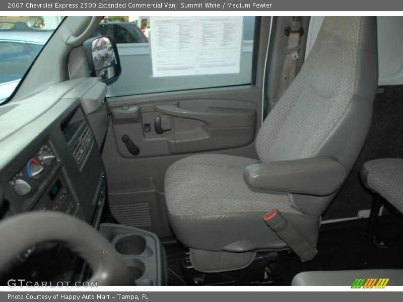 Summit White / Medium Pewter 2007 Chevrolet Express 2500 Extended Commercial Van