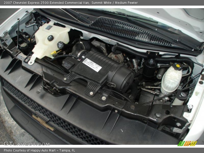 Summit White / Medium Pewter 2007 Chevrolet Express 2500 Extended Commercial Van