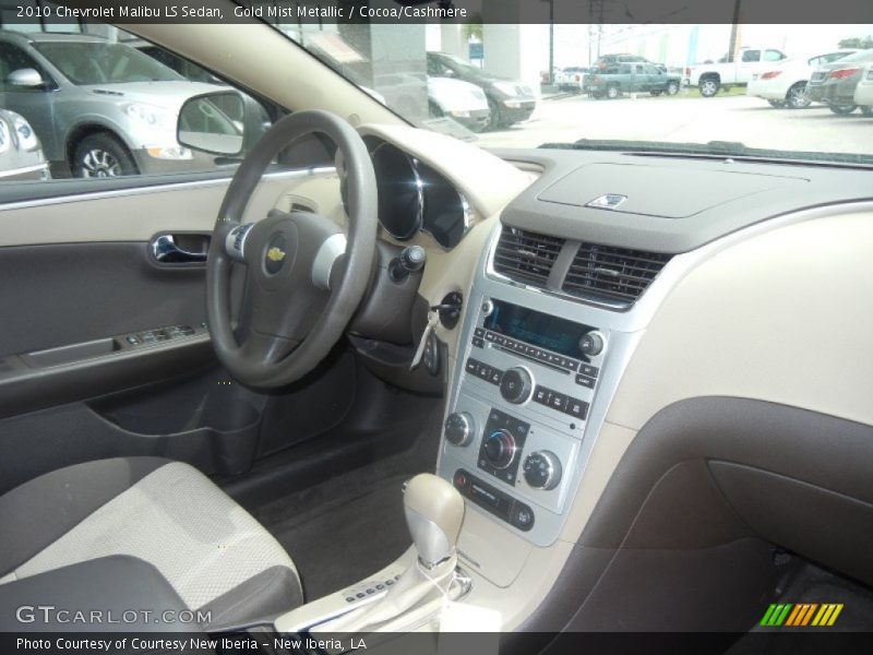 Gold Mist Metallic / Cocoa/Cashmere 2010 Chevrolet Malibu LS Sedan