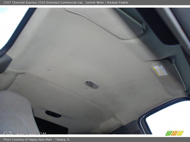 Summit White / Medium Pewter 2007 Chevrolet Express 2500 Extended Commercial Van