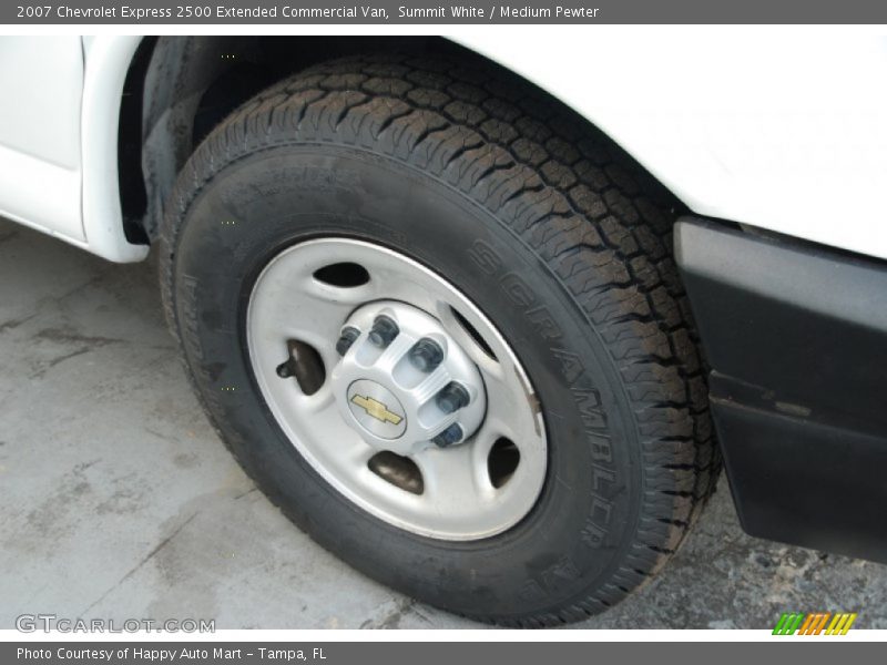 Summit White / Medium Pewter 2007 Chevrolet Express 2500 Extended Commercial Van