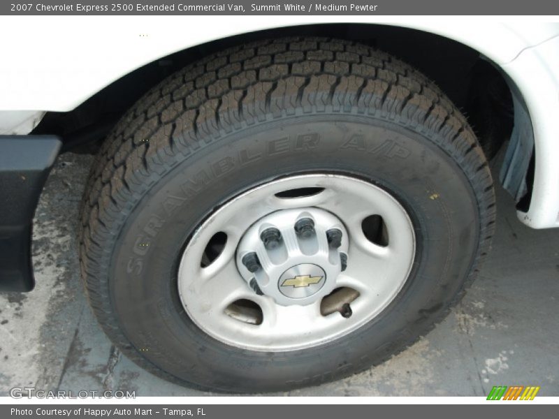 Summit White / Medium Pewter 2007 Chevrolet Express 2500 Extended Commercial Van