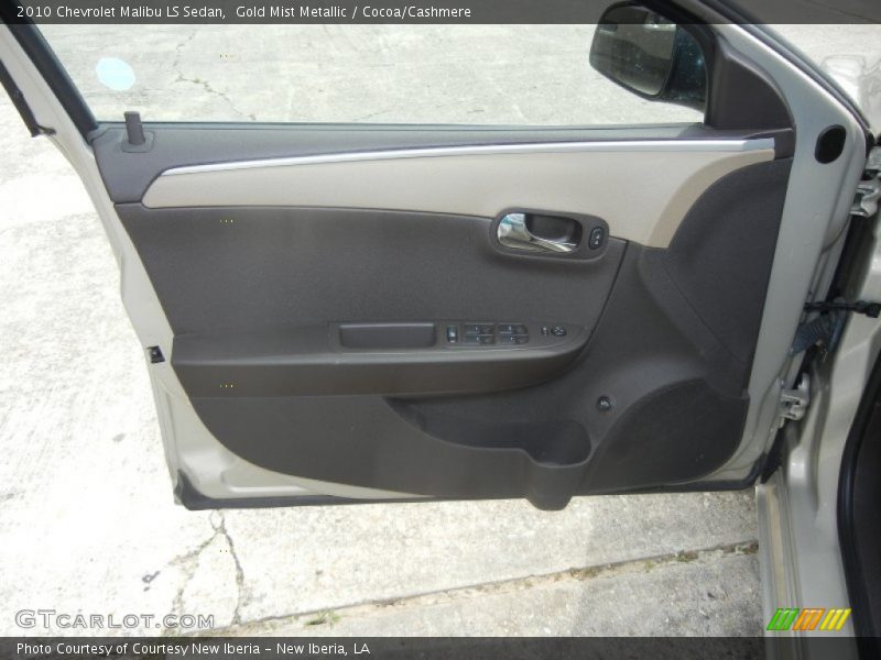Gold Mist Metallic / Cocoa/Cashmere 2010 Chevrolet Malibu LS Sedan