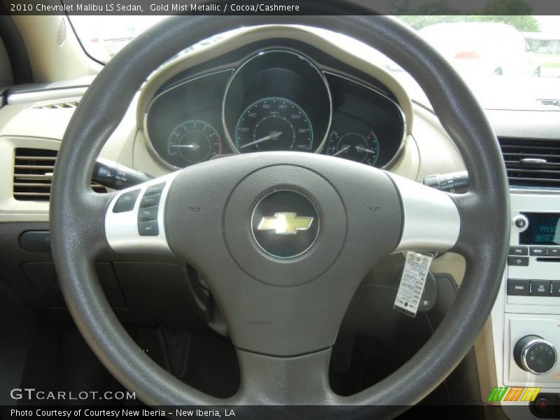 Gold Mist Metallic / Cocoa/Cashmere 2010 Chevrolet Malibu LS Sedan