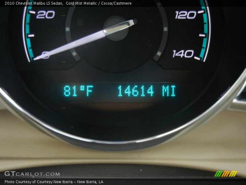 Gold Mist Metallic / Cocoa/Cashmere 2010 Chevrolet Malibu LS Sedan